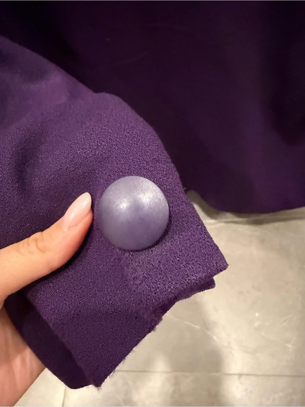 Christian Dior Double Breasted eggplant elegant jacket